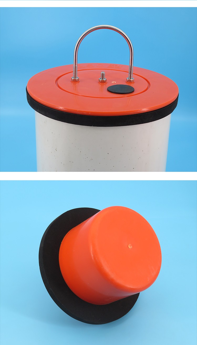 养殖场水泡粪塞250型200型猪场排污阀加厚化粪池地漏地沟堵头